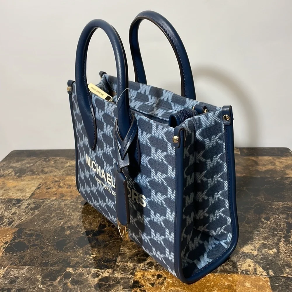MICHAEL KORS 💙 Small Logo Jacquard Crossbody Bag tote